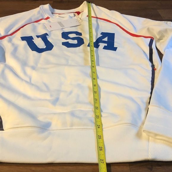 Wilson Pullover White Cotton Shirt Size M Team USA New With Tags. - Picture 4 of 8
